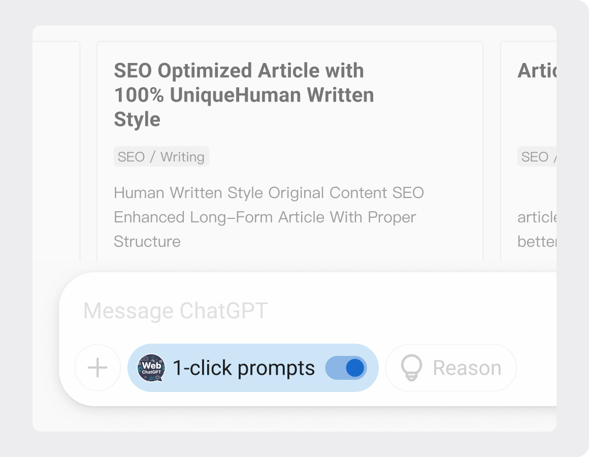 1-click prompts